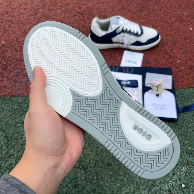 DIOR B27 Low White Blue Denim