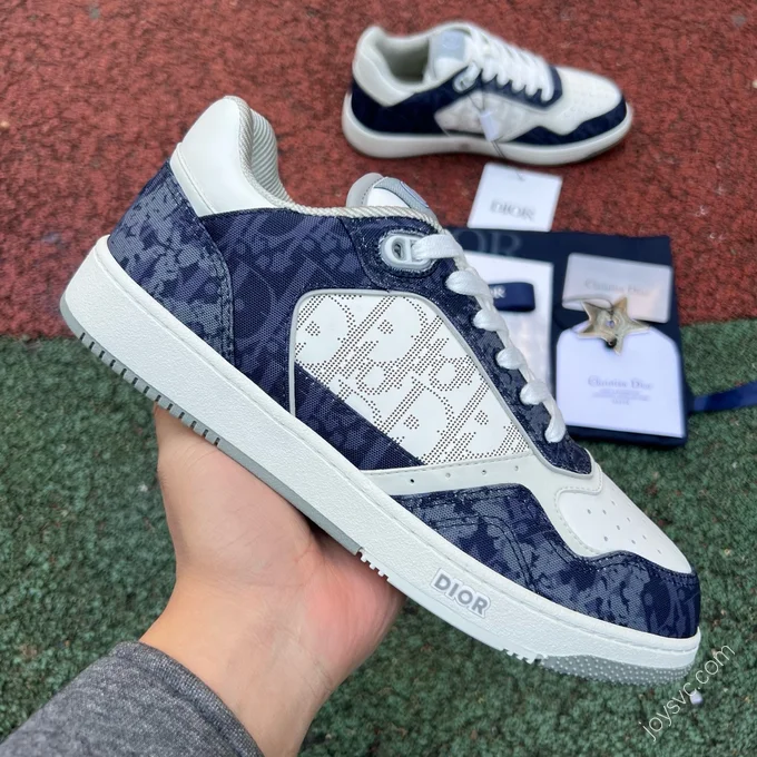 DIOR B27 Low White Blue Denim