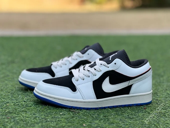 Air Jordan 1 Low Black White Blue HQ0764-001