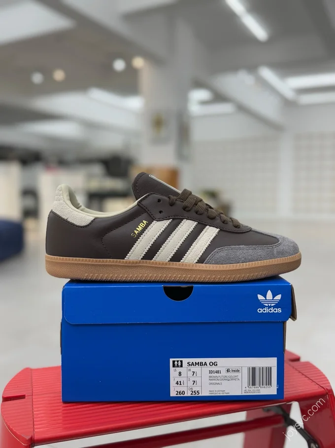 Adidas Originals Samba Brown T-Toe Shoes ID1481