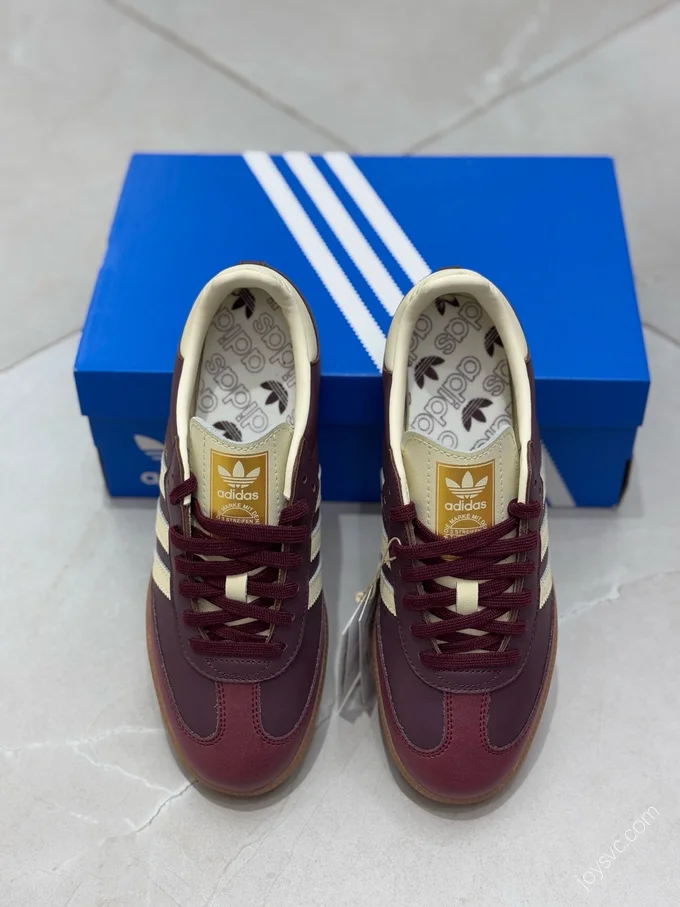 Adidas Originals Samba Burgundy T-Toe Shoes ID0477