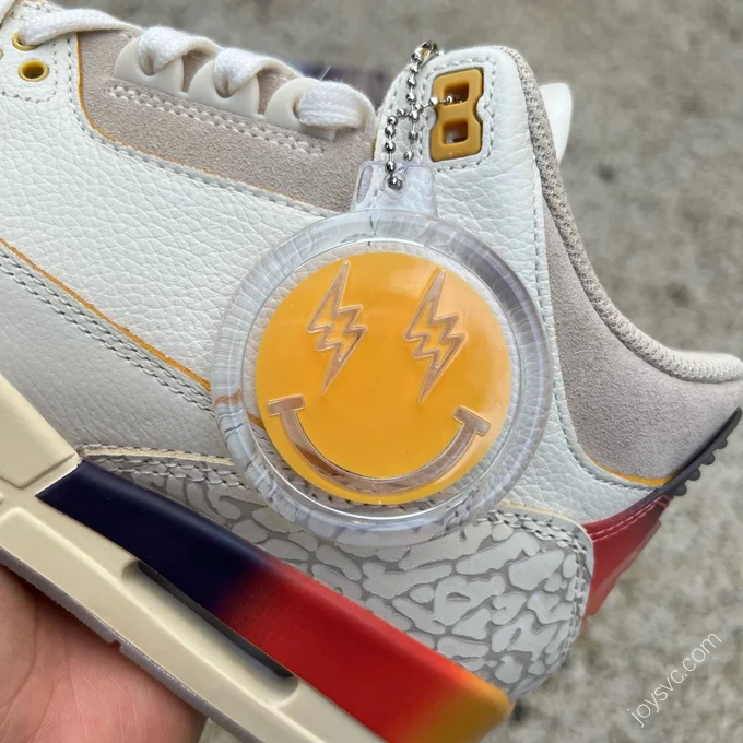 J Balvin x Air Jordan 3 Rainbow Sneaker FN0344-901