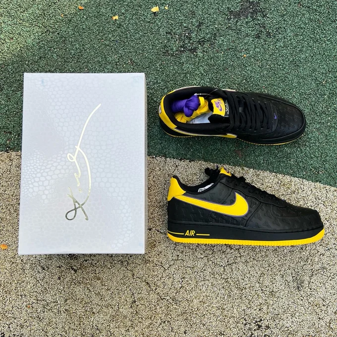 Nike Air Force 1 Low Black Yellow HV5122-001