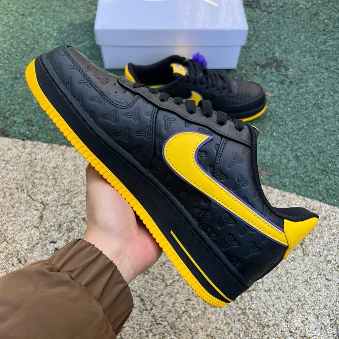 Nike Air Force 1 Low Black Yellow HV5122-001