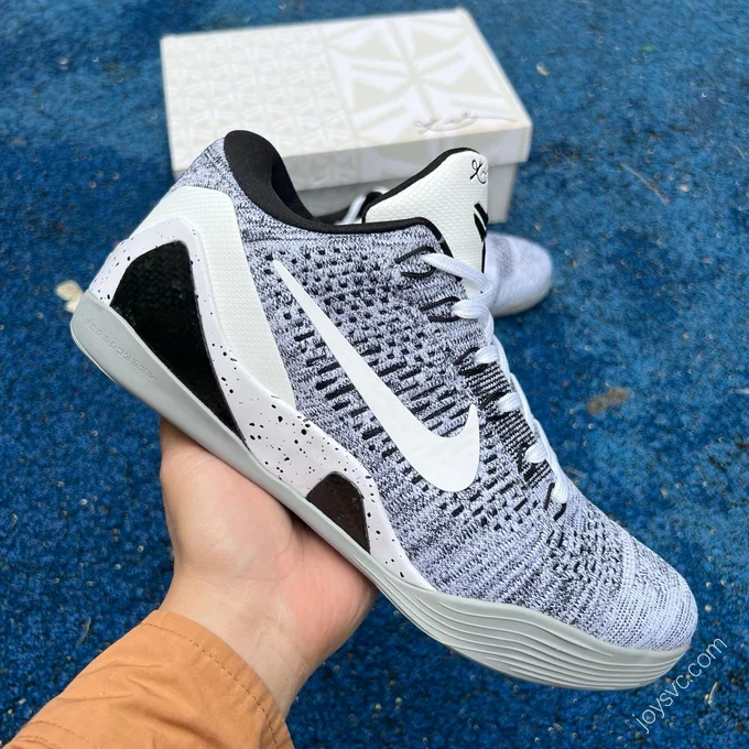 Nike Kobe 9 Elite Low Grey Black 639045-101