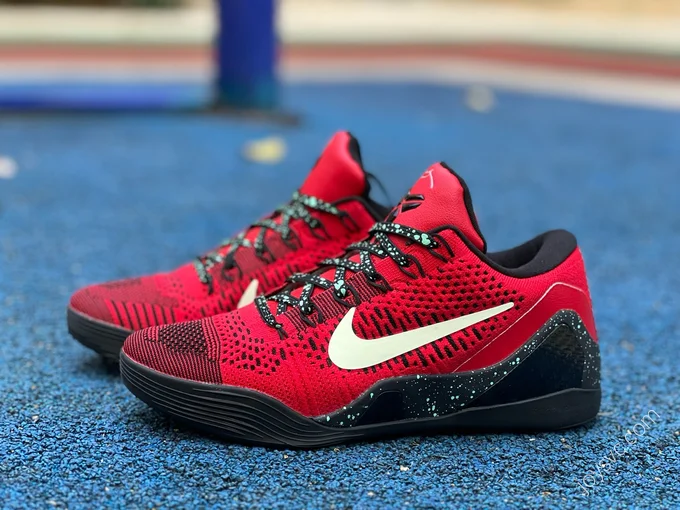 Nike Kobe 9 Elite Low Red Black 639045-101