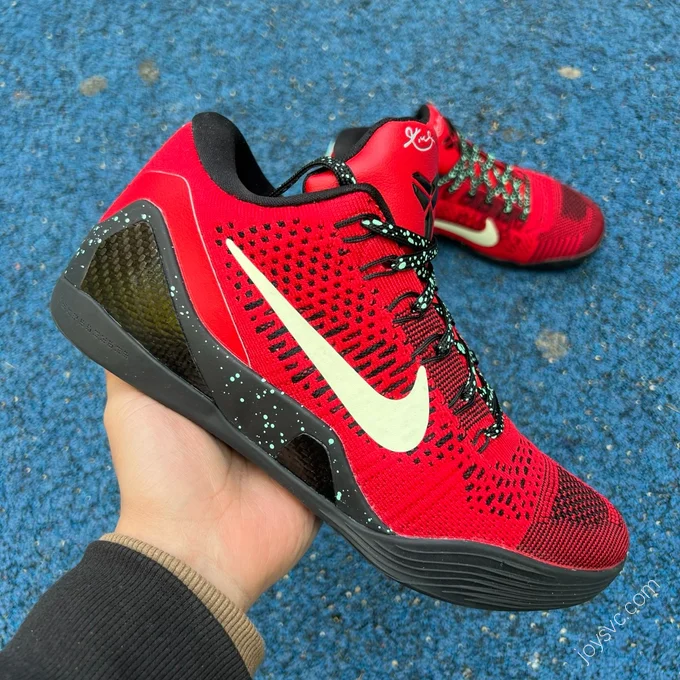 Nike Kobe 9 Elite Low Red Black 639045-101