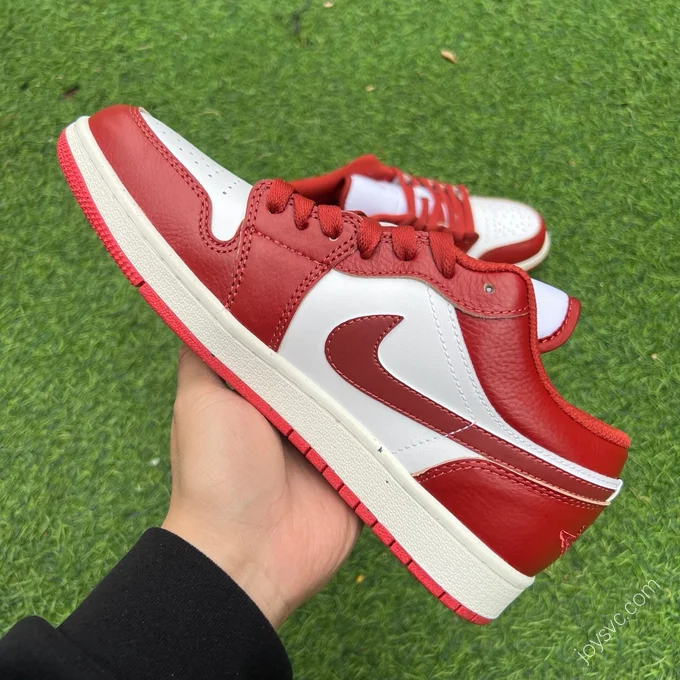 Air Jordan 1 Low White Red Retro FJ3459-160