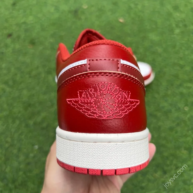 Air Jordan 1 Low White Red Retro FJ3459-160