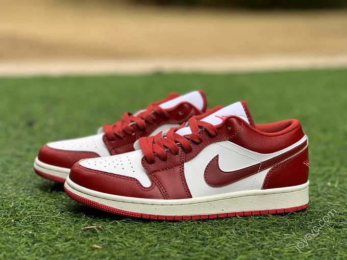 Air Jordan 1 Low White Red Retro FJ3459-160