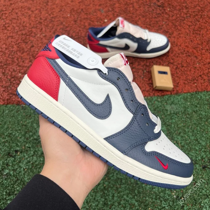 Air Jordan 1 Low OG White Blue Red HQ2993-100