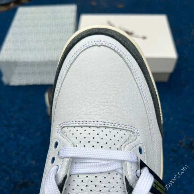 A Ma Maniere x Air Jordan 3 OG White Grey Blue Sneaker HV8571-100