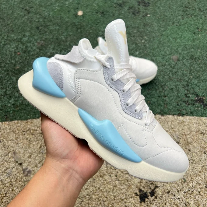 Y-3 Blue Grey White