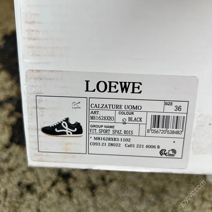 LOEWE Ballet Runner 2.0 Black White