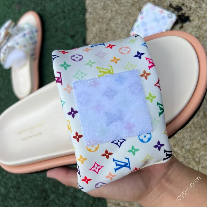 Takashi Murakami x LOUIS VUITTON Slides Beige Brown