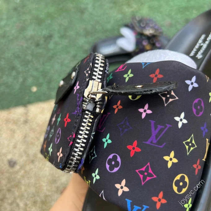 Takashi Murakami x LOUIS VUITTON Slides Black