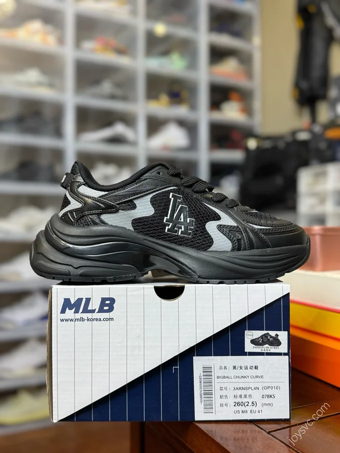 MLB Curve Runner Black Grey 3ARNSPL4N GP010