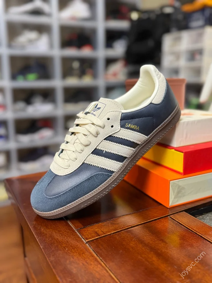 Adidas Samba Blue Grey JI3217