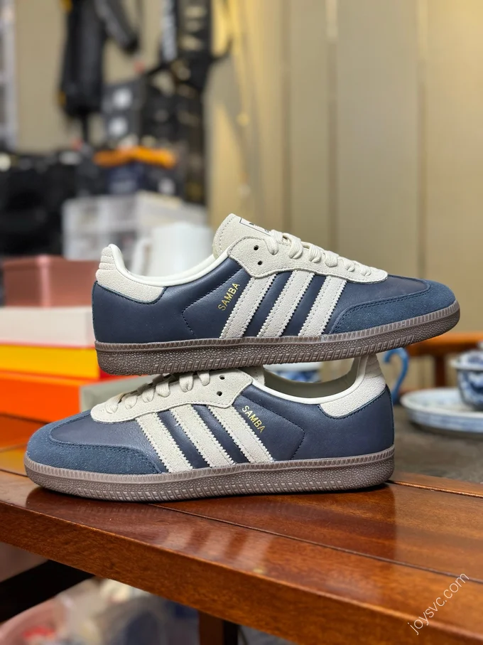 Adidas Samba Blue Grey JI3217