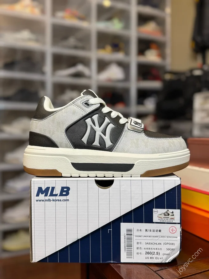 MLB Chunky Liner Basic MID Grey White