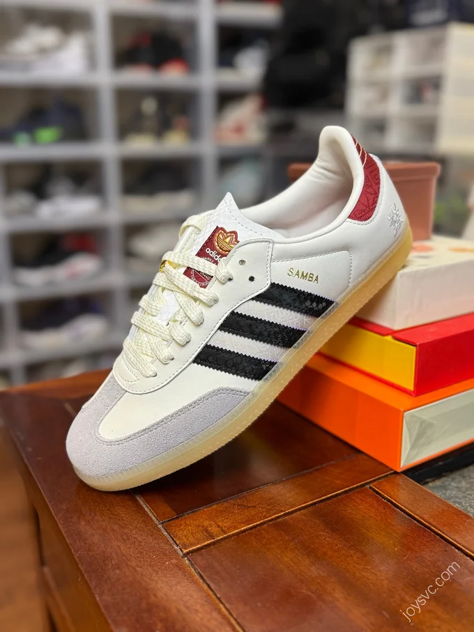 Adidas Samba Red White JQ5976