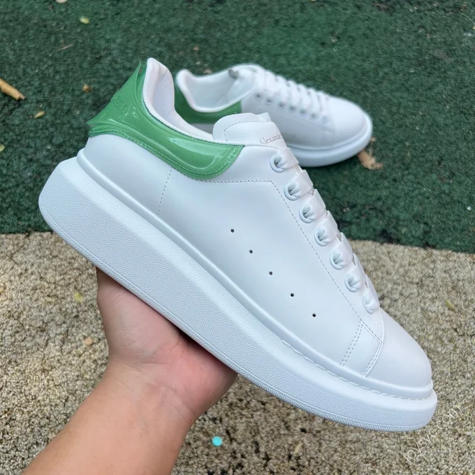 Alexander McQueen Green Leather Shoes