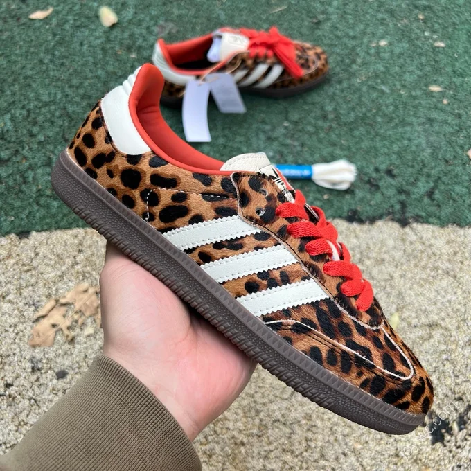 Adidas Samba OG Leopard Orange Shoes JI2734