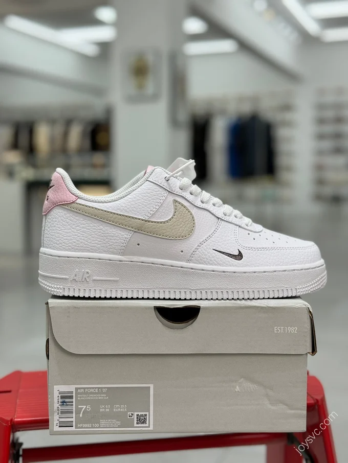 Nike Air Force 1 Low White Pink Shoes HF9992-100