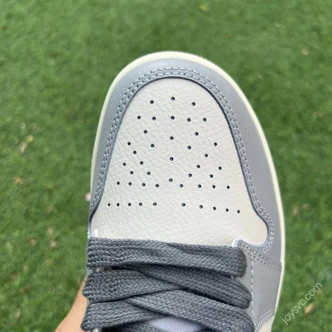 Air Jordan 1 Low White Grey Blue Orange Shoes FZ5045-091