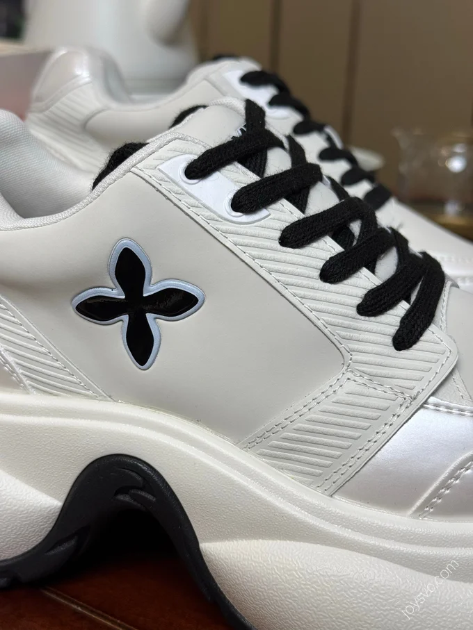 SMFK Retro Platform Shoes White