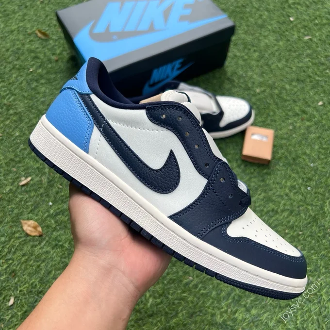 Air Jordan 1 Low Black Obsidian Shoes CZ0790-400