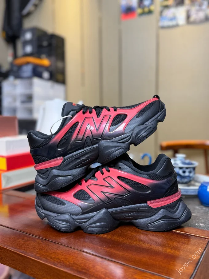 New Balance 9060 Black Red Shoes U9060IDZ