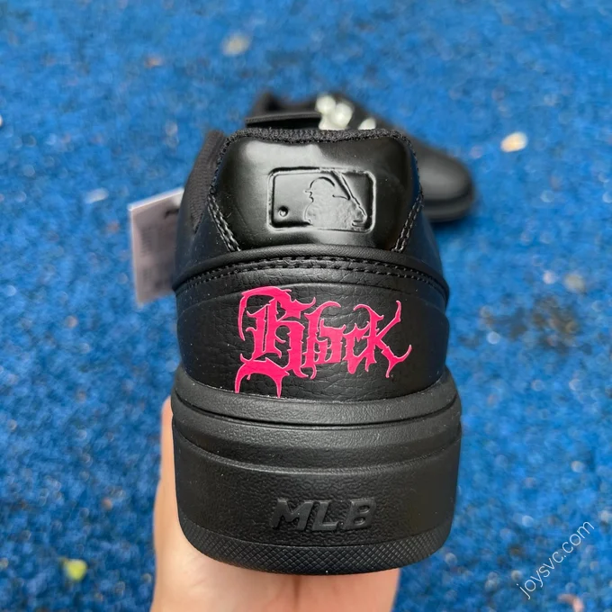 MLB Black Pink NY Print Chukky Classic Shoes