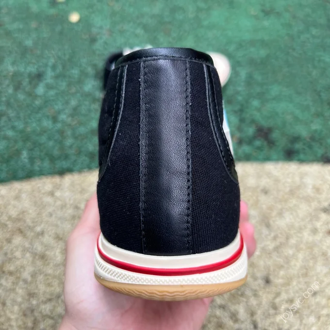 Bottega Veneta Canvas Shoes Black Blue Red
