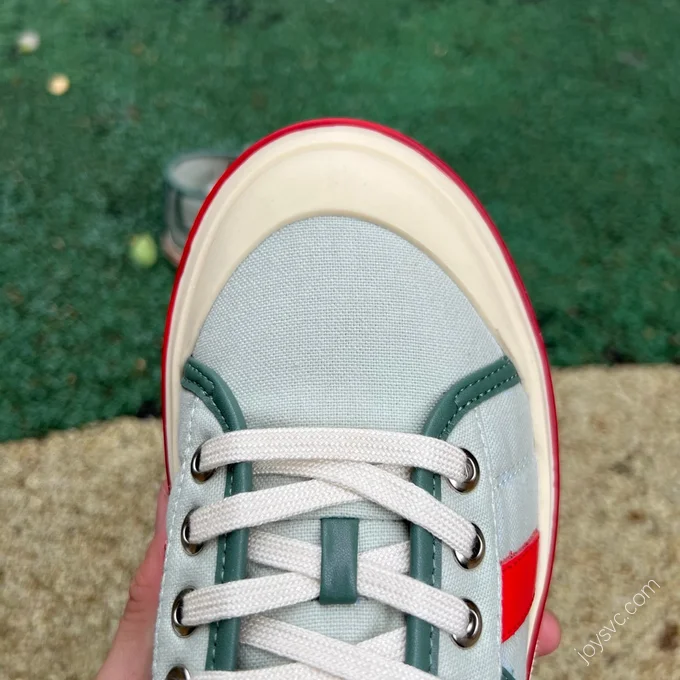 Bottega Veneta Canvas Shoes Green Blue Red